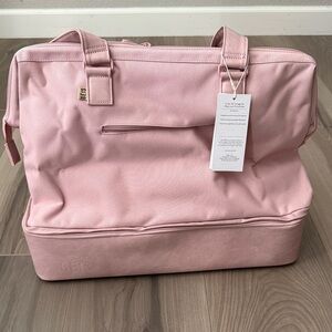 NWT Beis Atlas Pink Convertible Weekender